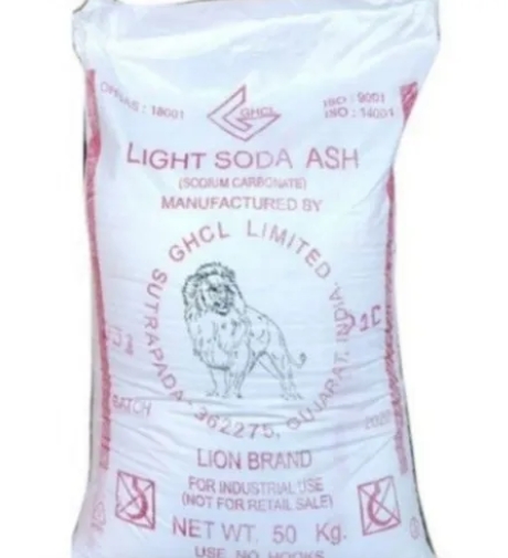 soda ash closeup